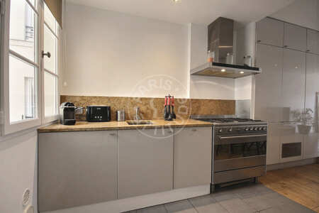 Cucina Appartamento arredato - 60m²  - 1 locale - Hôtel de Ville - Parigi