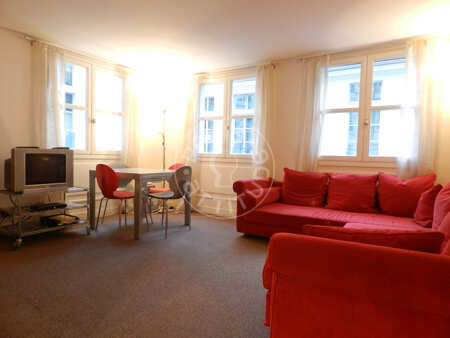 Salon Appartement meublé - 60m²  - 2 chambres - Saint-Paul - Paris