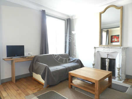 Sala Apartamento mobilado - 45m²  - 1 quarto - Tour Eiffel - Paris