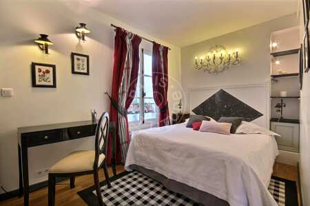 Chambre Appartement meublé - 30m²  - 1 chambre - Saint-Germain - Paris
