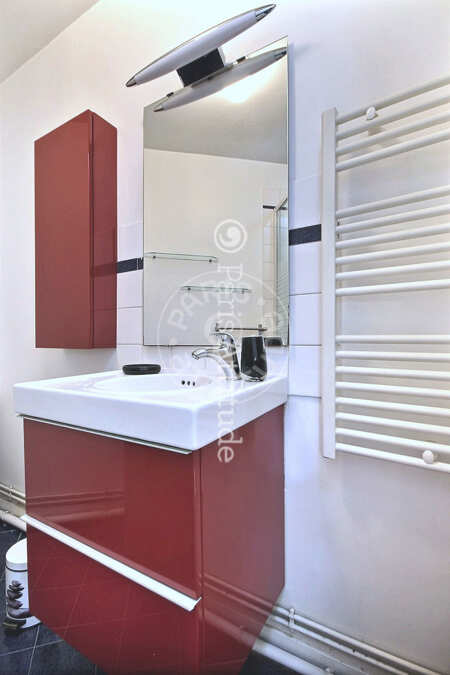 Casa de banho Quitinete mobilado - 20m²  - Poissonnière - Paris
