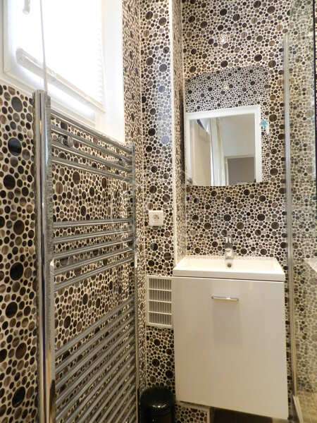Salle de bain Appartement meublé - 30m²  - 1 chambre - Oberkampf - Paris
