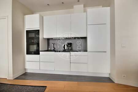 Kitchen Furnished apartment - 50m²  - 1 bedroom - Invalides - Paris