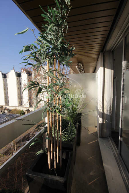 Balcony Furnished apartment - 50m²  - 1 bedroom - Auteuil - Paris