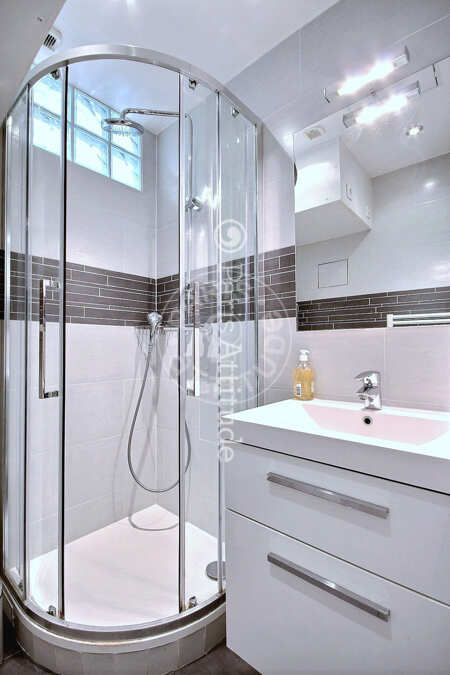 Baño Piso amueblado - 28m²  - 1 dormitorio - Jardin des Plantes - París