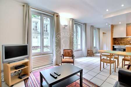 Wohnzimmer Möblierte wohnung - 58m²  - 2 Zimmer - Alésia - Paris