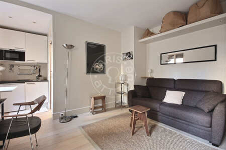 Salón Estudio amueblado - 21m²  - Latin / Saint-Michel - París