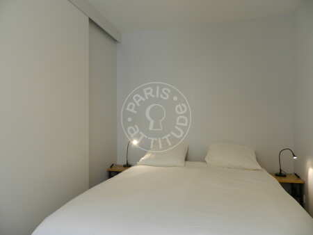 Bedroom Furnished apartment - 27m²  - 1 bedroom - Tour Eiffel - Paris