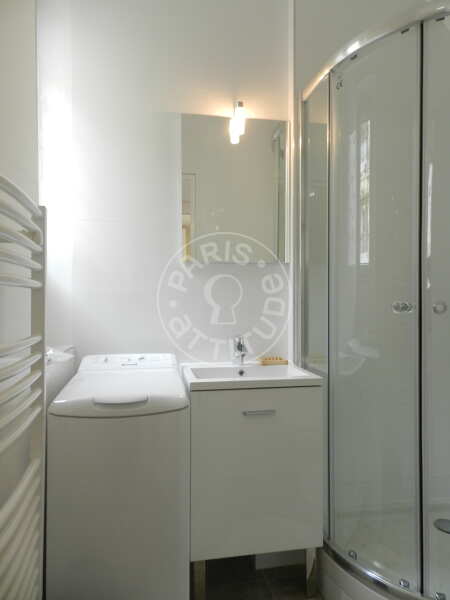 Bathroom Furnished apartment - 27m²  - 1 bedroom - Tour Eiffel - Paris