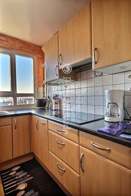 Cuisine Appartement meublé - 51m²  - 1 chambre - Porte de Vanves - Paris