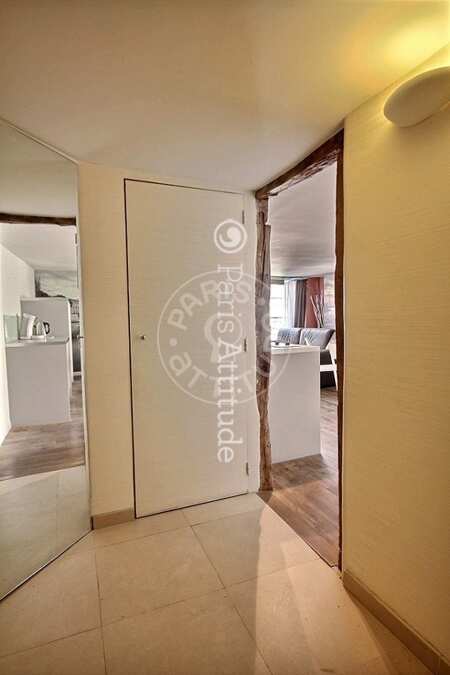 Entrada Apartamento mobilado - 51m² - 1 quarto - Montorgueil - Paris