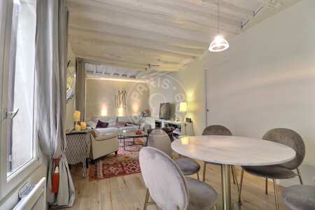 Salotto Appartamento arredato - 53m²  - 1 locale - Saint-Germain - Parigi