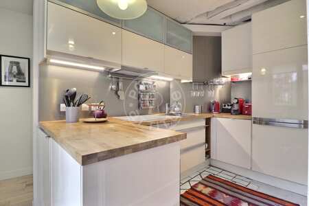 Cucina Appartamento arredato - 53m²  - 1 locale - Saint-Germain - Parigi