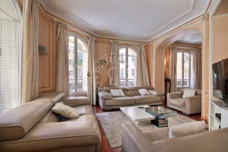 Living room Furnished apartment - 135m²  - 3 bedrooms - La Muette / Bois de Boulogne - Paris
