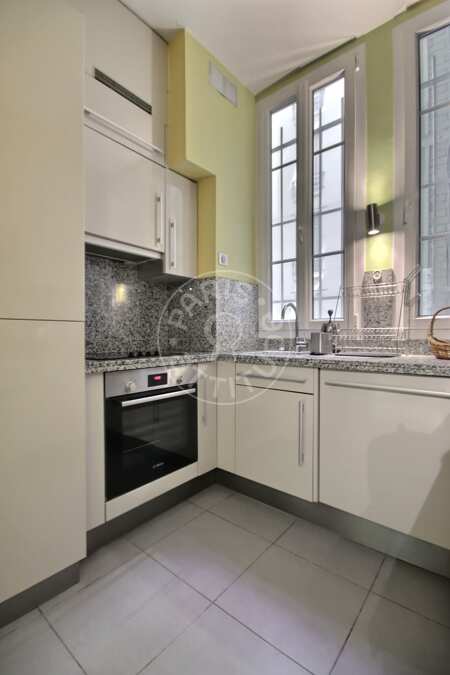 Kitchen Furnished apartment - 135m²  - 3 bedrooms - La Muette / Bois de Boulogne - Paris