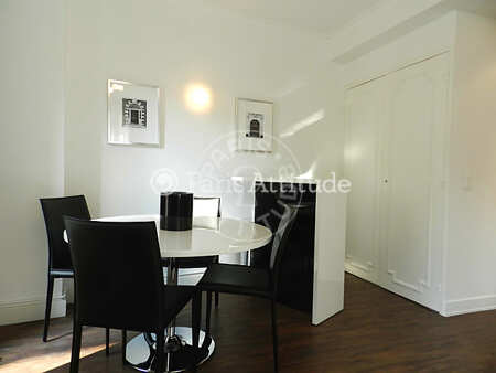 Kitchen Furnished apartment - 35m²  - 1 bedroom - Saint-Lazare - Paris