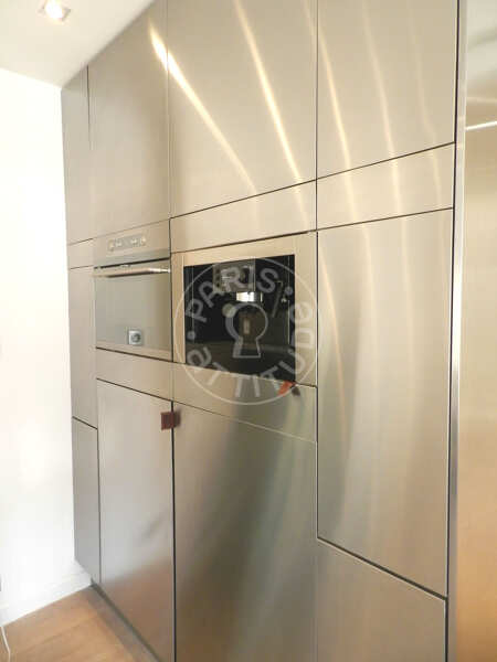 Kitchen Furnished apartment - 32m²  - 1 bedroom - Boulogne-Billancourt