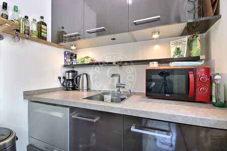 Cucina Monolocale arredato - 23m²  - Jardin des Plantes - Parigi