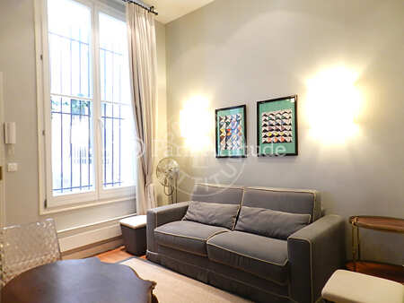 Living room Furnished studio - 20m²  - Châtelet - Paris