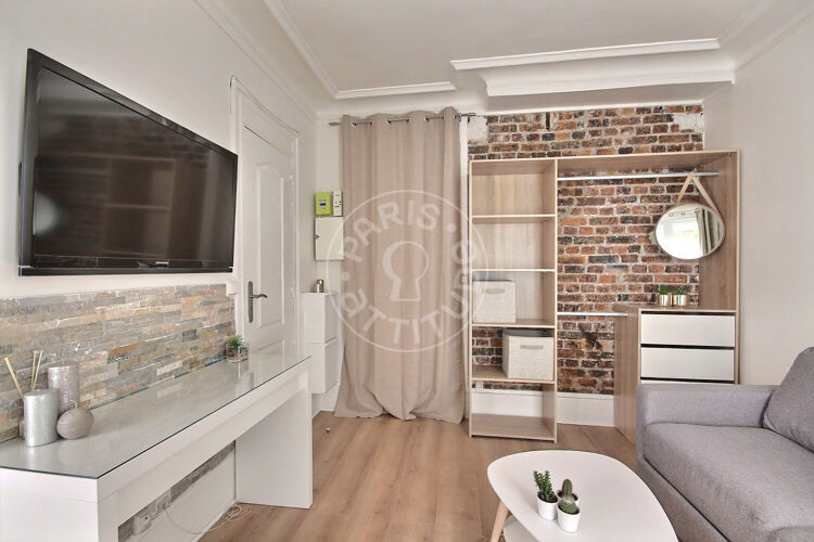 Living room - Furnished studio - Paris 75017 - 9408