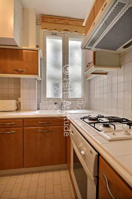 Cuisine Appartement meublé - 65m² - 1 chambre - Porte de Saint-Cloud - Paris