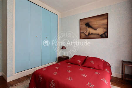 Chambre Appartement meublé - 65m² - 1 chambre - Porte de Saint-Cloud - Paris