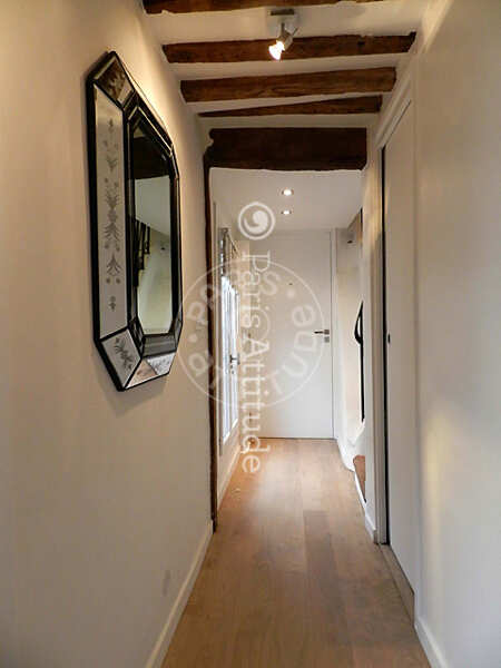 Entrada Duplex mobilado - 25m²  - 1 quarto - Châtelet - Paris