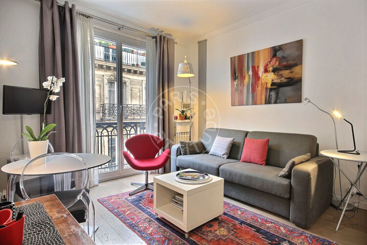 Salon - Studio meublé - Paris 75009 - 9447
