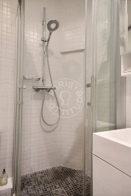 Baño Estudio amueblado - 20m²  - Opéra - París