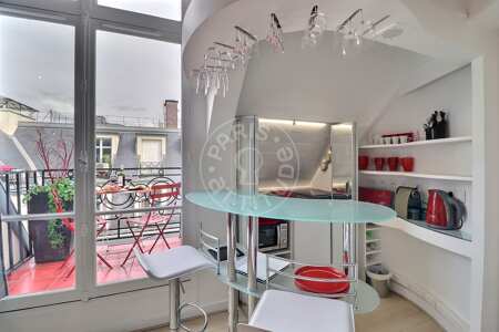 Cocina Estudio amueblado - 29m²  - Champs-Elysées - París