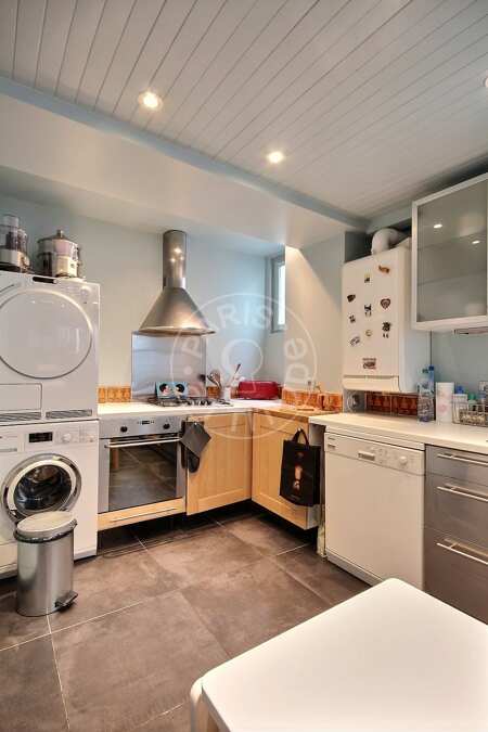 Kitchen Furnished duplex - 75m²  - 2 bedrooms - Saint Placide - Paris