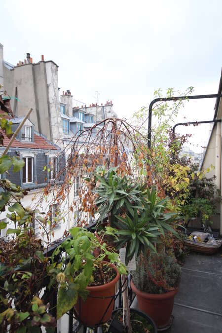 Varanda Duplex mobilado - 120m²  - 3 quartos - Montorgueil - Paris