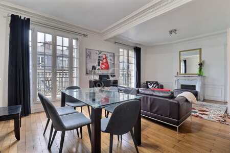 Sala Apartamento mobilado - 82m²  - 2 quartos - Gare de l'Est / Gare du Nord - Paris