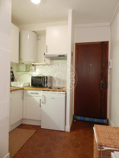 Cuisine Studio meublé - 29m²  - Porte de Vincennes - Paris
