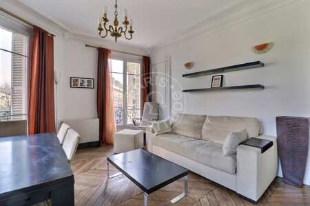 Wohnzimmer Möblierte wohnung - 55m²  - 2 Zimmer - Jules Joffrin - Mairie du 18ème - Paris