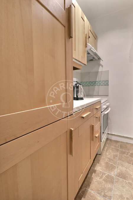 Küche Möblierte wohnung - 55m²  - 2 Zimmer - Jules Joffrin - Mairie du 18ème - Paris