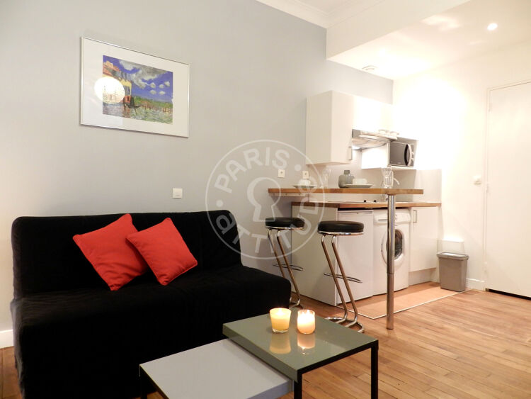 Living room - Furnished studio - Paris 75005 - 9537
