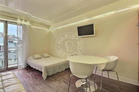 Living room Furnished apartment - 30m²  - 1 bedroom - Panthéon / Sorbonne - Paris