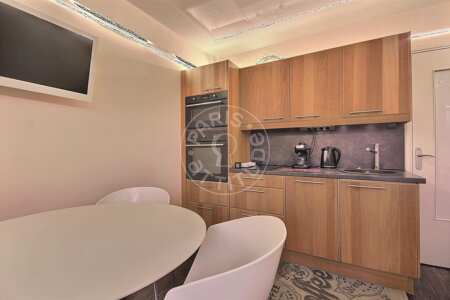Kitchen Furnished apartment - 30m²  - 1 bedroom - Panthéon / Sorbonne - Paris