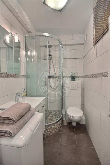 Bathroom Furnished apartment - 30m²  - 1 bedroom - Panthéon / Sorbonne - Paris
