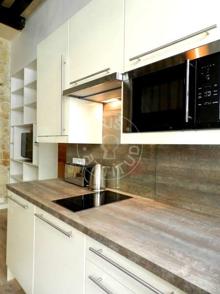 Cozinha Studio mobilado - 33m²  - Bastille - Paris