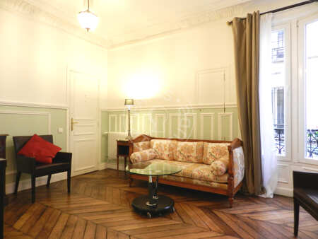 Living room Furnished apartment - 60m²  - 2 bedrooms - Strasbourg Saint-Denis - Paris
