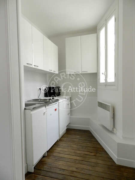 Cuisine Studio meublé - 16m²  - La Muette / Bois de Boulogne - Paris