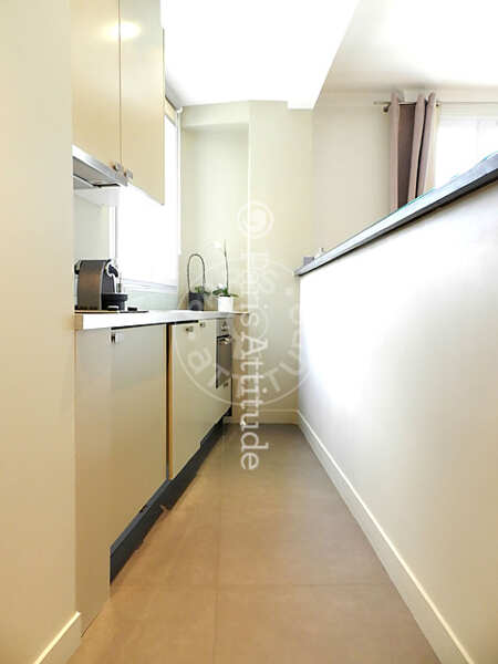 Kitchen Furnished studio - 25m²  - Arc de Triomphe - Paris