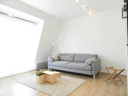 Living room Furnished apartment - 30m²  - 1 bedroom - La Muette / Bois de Boulogne - Paris