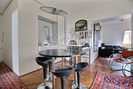 Kitchen Furnished apartment - 82m²  - 2 bedrooms - Victor Hugo - Paris