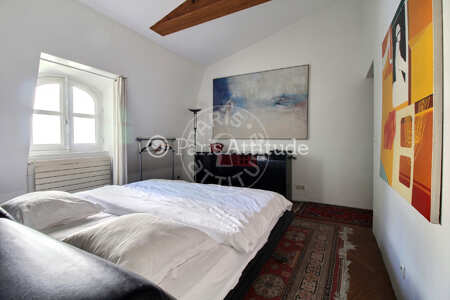 Bedroom Furnished apartment - 82m²  - 2 bedrooms - Victor Hugo - Paris