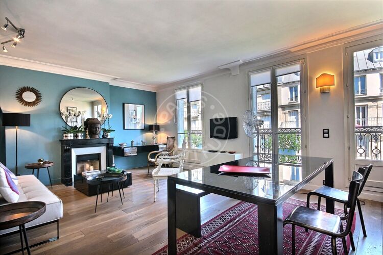 Salon - 1 chambre meublé - Paris 75004 - 9630