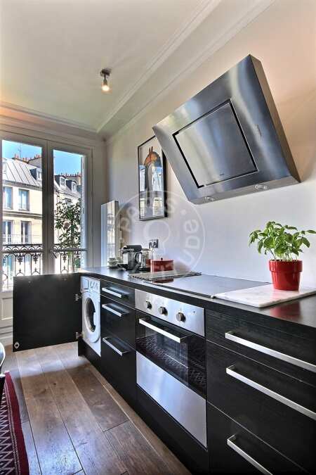 Kitchen Furnished apartment - 60m²  - 1 bedroom - Bastille - Paris
