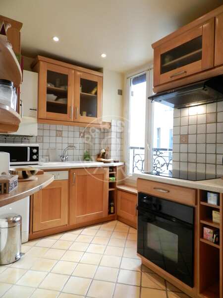 Cucina Appartamento arredato - 75.56m²  - 2 locali - Ecole Militaire / Unesco / Duroc - Parigi